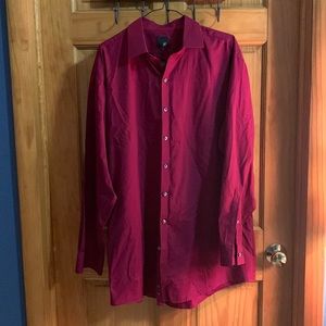 Maroon button up